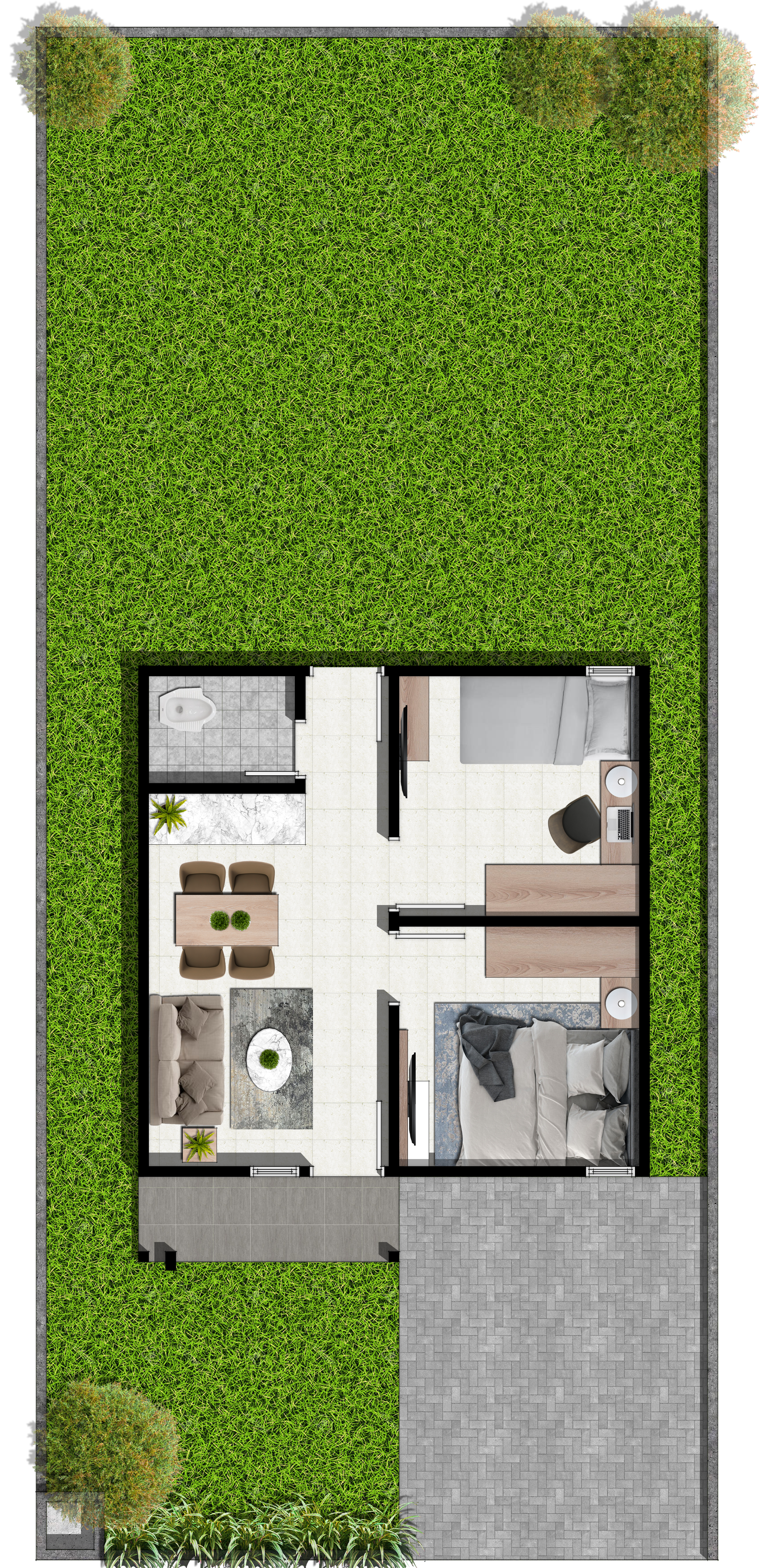DENAH FURNITURE EVALIA BARUz